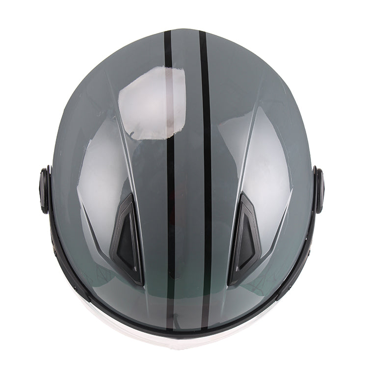Helm Vito Jet moda / glans grijs