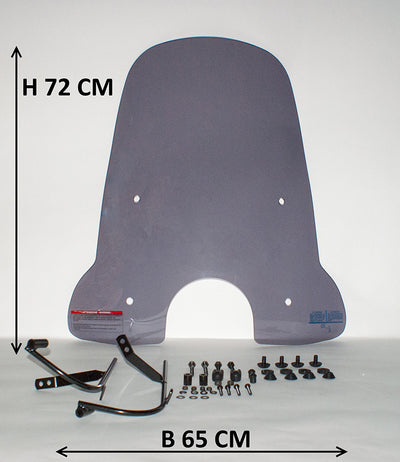 Windscherm Sym Fiddle II smoke