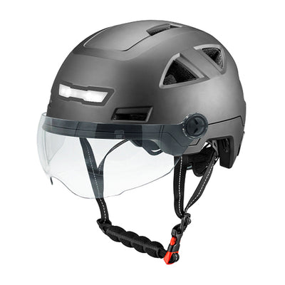 Helm Vito E-City (Speed Pedelec) Mat Zwart met scherm