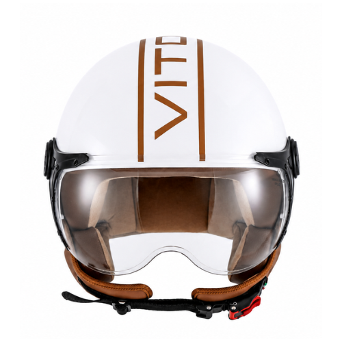 Helm Vito Lavello Jet Glans Wit