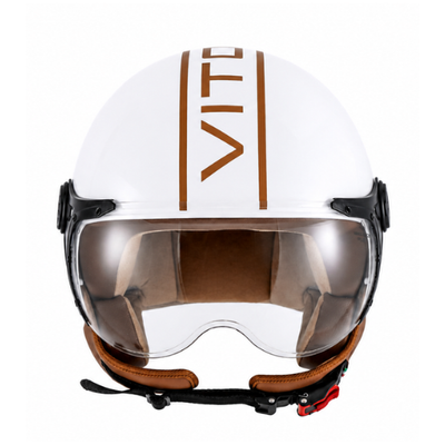 Helm Vito Lavello Jet Glans Wit