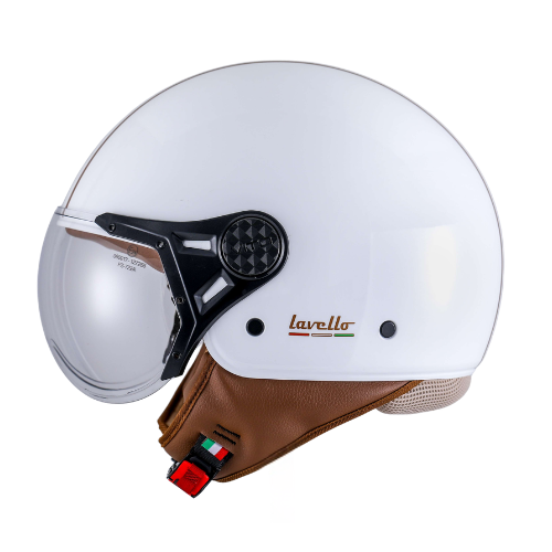 Helm Vito Lavello Jet Glans Wit