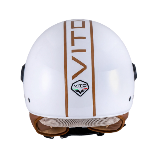 Helm Vito Lavello Jet Glans Wit