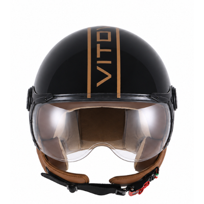 Helm Vito Lavello Jet Glans Zwart