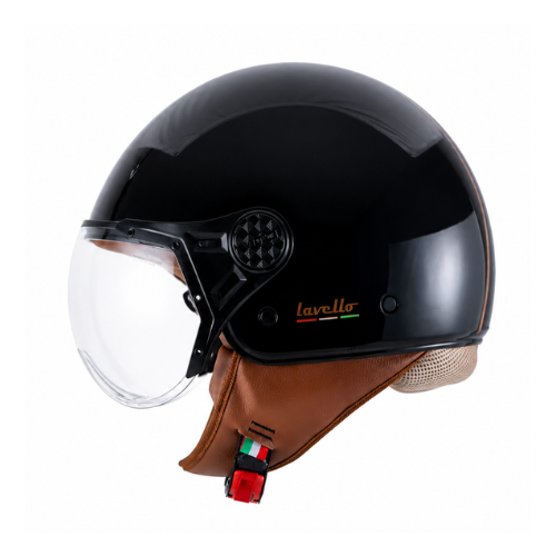 Helm Vito Lavello Jet Glans Zwart
