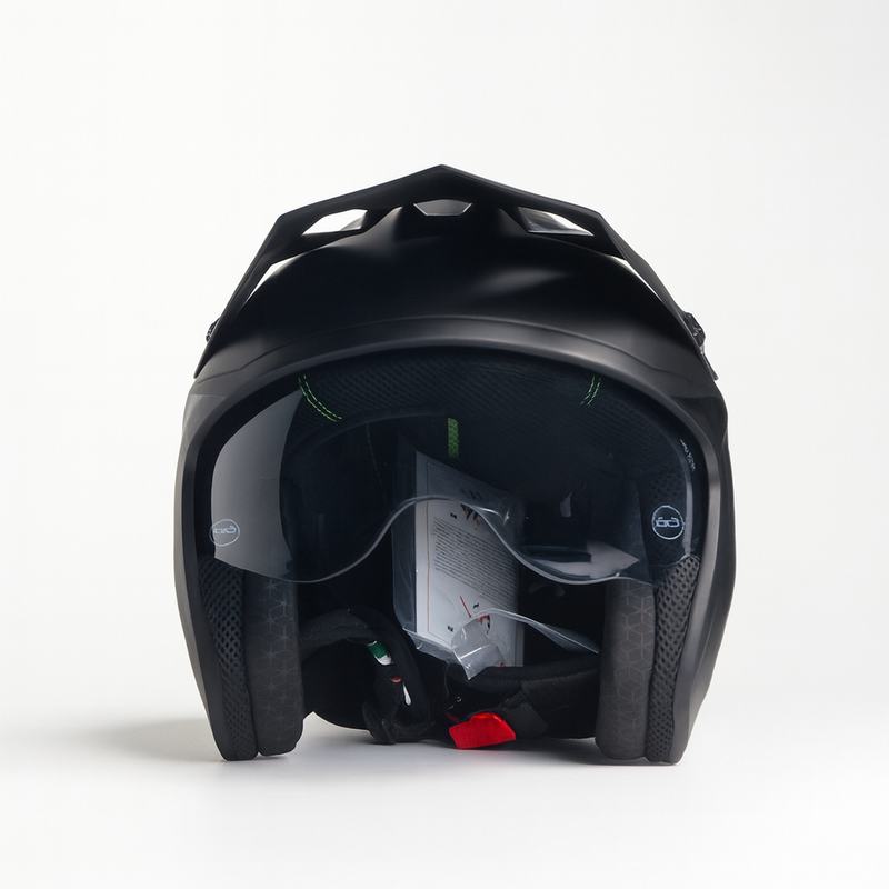 Helm Vito Jet Trial – Mat Zwart