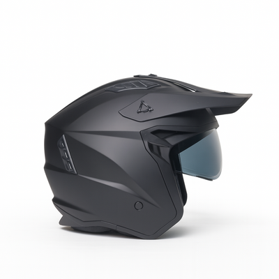 Helm Vito Jet Trial – Mat Zwart