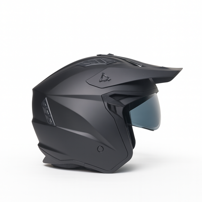Helm Vito Jet Trial – Mat Zwart