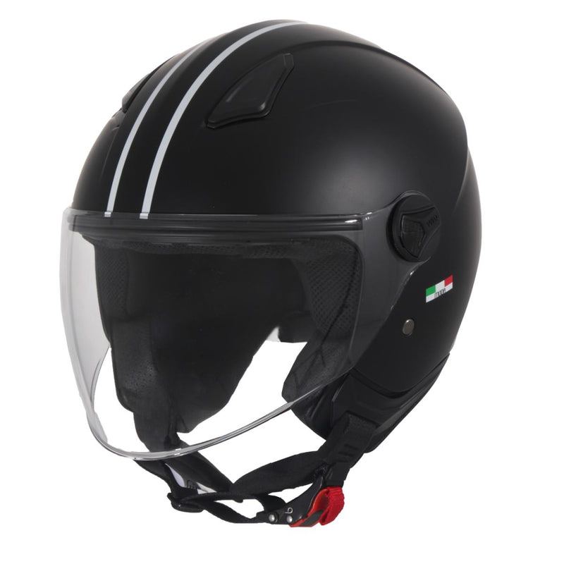 Kinderhelm Vito Jet Moda Bambino – Mat Zwart