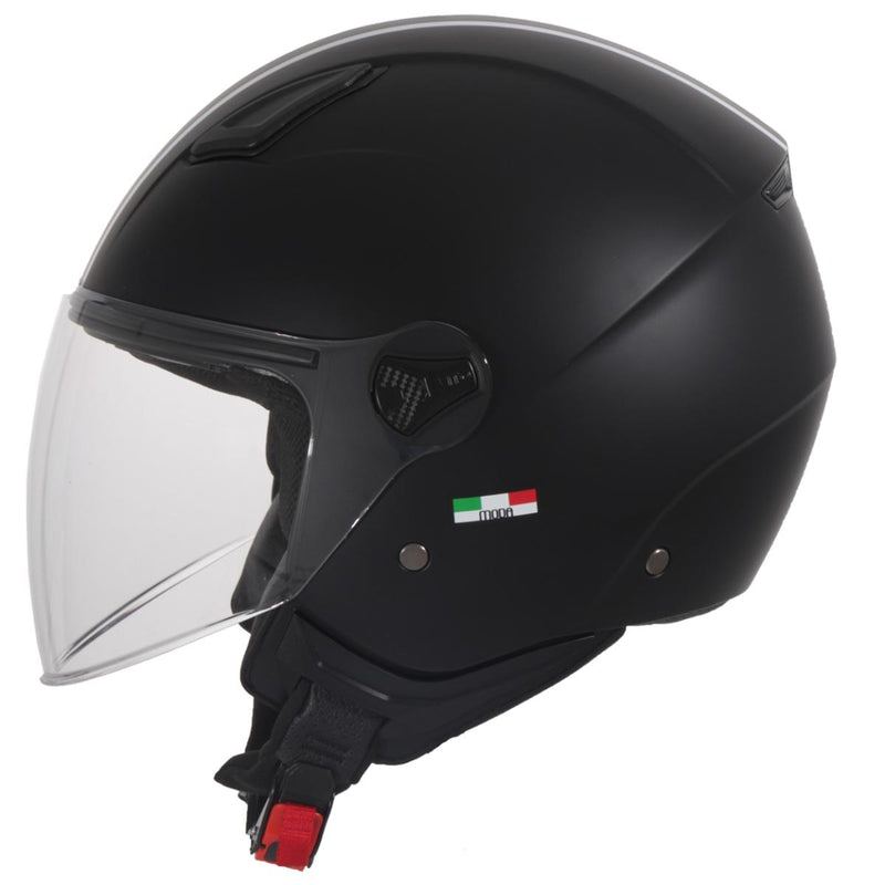 Kinderhelm Vito Jet Moda Bambino – Mat Zwart
