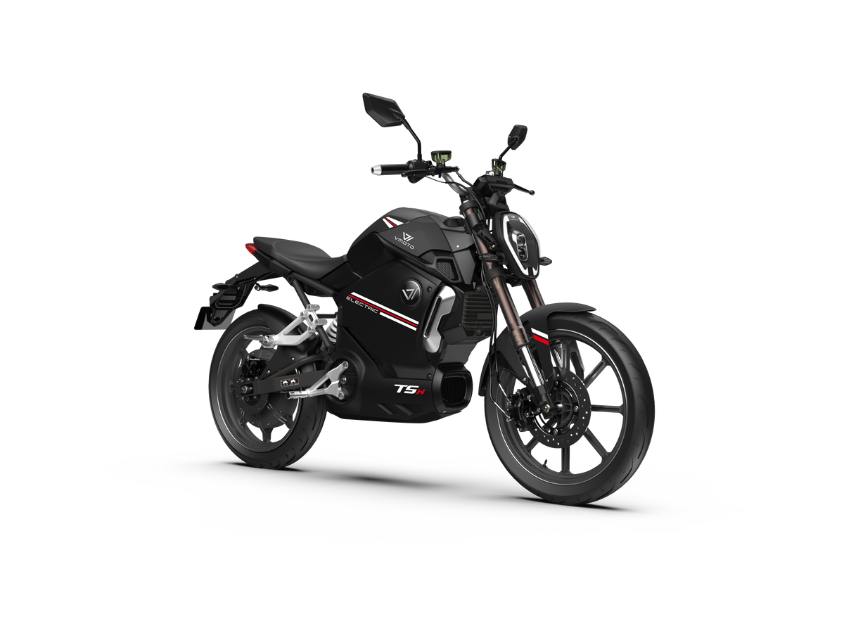 VMOTO TSX – Elektrische bromfiets zwart